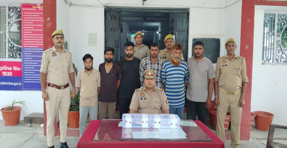 अमरोहा में गोकशी के खिलाफ पुलिस का बड़ा एक्शन, बावनखेड़ी से 6 आरोपी गिरफ्तार